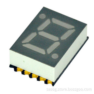 0.28-inch Single SMD LED Digit Display, Red, 640nm, Common Cathode